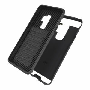 Reiko Samsung Galaxy S9 Plus Slim Armor Hybrid Case With Card Holder In Black - Image 3