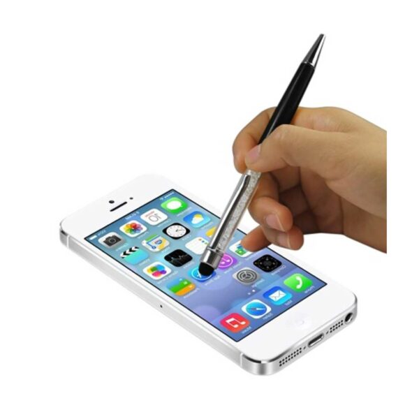 REIKO CRYSTAL STYLUS TOUCH SCREEN WITH INK PEN IN BLACK - Image 2