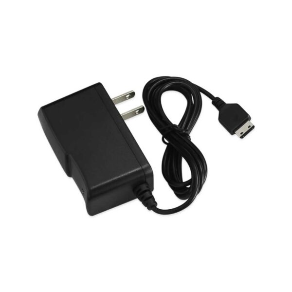 REIKO PORTABLE SAMSUNG 300/510 USB TRAVEL ADAPTER CHARGER WITH BUILT IN CABLE IN BLACK - Image 2