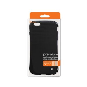 Reiko iPhone 6S Plus/ 6 Plus Dropproof Air Cushion Case With Chain Hole In Black - Image 4