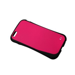 Reiko iPhone 6S Plus/ 6 Plus Dropproof Air Cushion Case With Chain Hole In Hot Pink - Image 2