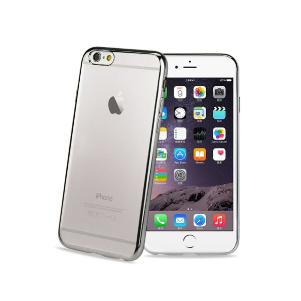 Reiko iPhone 6S Plus/ 6 Plus Frame Case With Clear Back In Silver - Image 3
