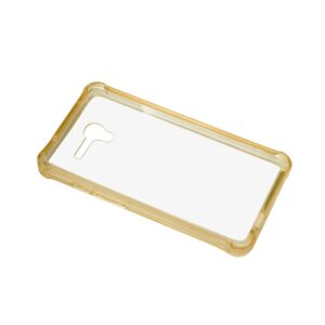 Reiko Alcatel One Touch Fierce Xl Clear Bumper Case With Air Cushion Protection In Clear Gold - Image 2