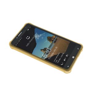 Reiko Alcatel One Touch Fierce Xl Clear Bumper Case With Air Cushion Protection In Clear Gold - Image 3