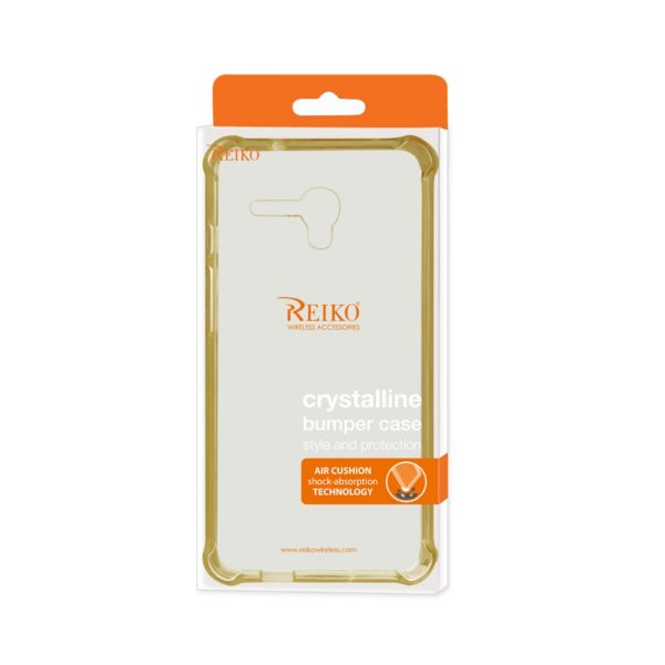 Reiko Alcatel One Touch Fierce Xl Clear Bumper Case With Air Cushion Protection In Clear Gold - Image 4