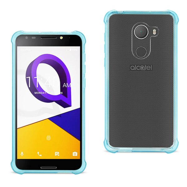Reiko Alcatel Walters Clear Bumper Case With Air Cushion Protection In Clear Navy