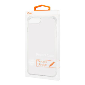 Reiko iPhone 8 Plus/iPhone 7 Plus Clear Bumper Case With Air Cushion Protection In Clear - Image 4