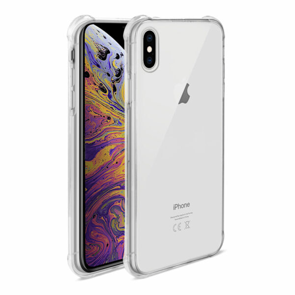 iPhone XS Max Clear Bumper Case With Air Cushion Protection In Clear - Image 2