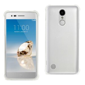 Reiko LG Aristo/ Fortune/ Phoenix 3 Clear Bumper Case With Air Cushion Protection In Clear