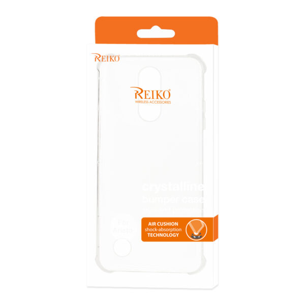 Reiko LG Aristo/ Fortune/ Phoenix 3 Clear Bumper Case With Air Cushion Protection In Clear - Image 4