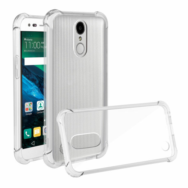Reiko LG Fortune/ Phoenix 3/ Aristo Clear Bumper Case With Air Cushion Protection In Clear - Image 2
