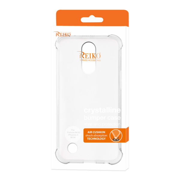 Reiko LG Fortune/ Phoenix 3/ Aristo Clear Bumper Case With Air Cushion Protection In Clear - Image 4