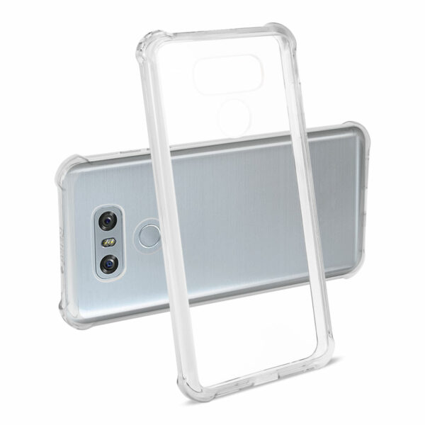 Reiko LG G6 Clear Bumper Case With Air Cushion Shock Absorption In Clear - Image 2