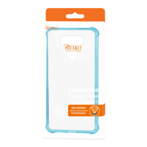 Reiko LG G6 Clear Bumper Case With Air Cushion Shock Absorption In Clear Navy - Image 4