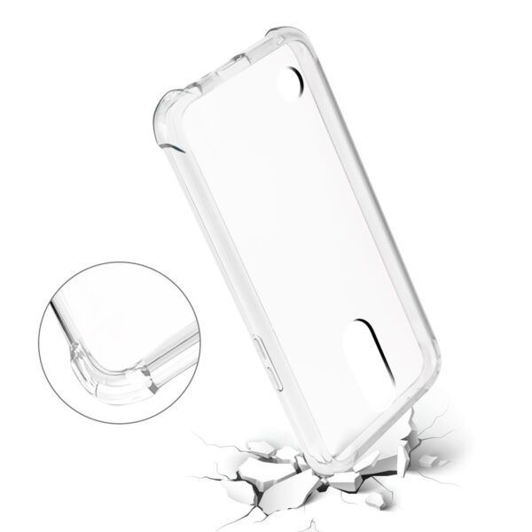 Reiko LG K20 V/ K20 Plus Clear Bumper Case With Air Cushion Protection In Clear - Image 3