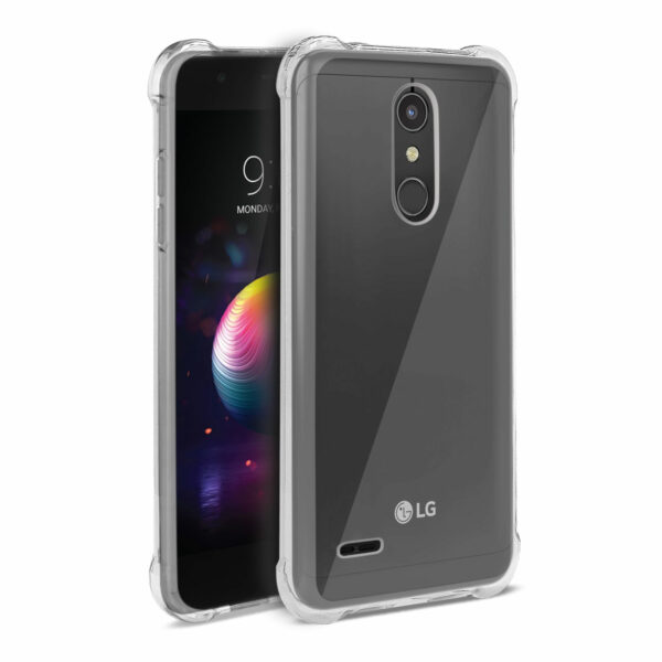 Reiko LG K30 Clear Bumper Case With Air Cushion Protection In Clear - Image 2
