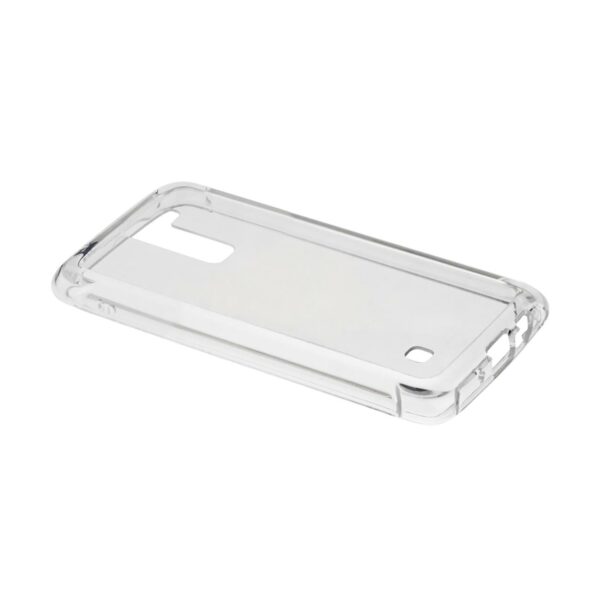 Reiko LG K7 Clear Bumper Case With Air Cushion Protection In Clear - Image 2