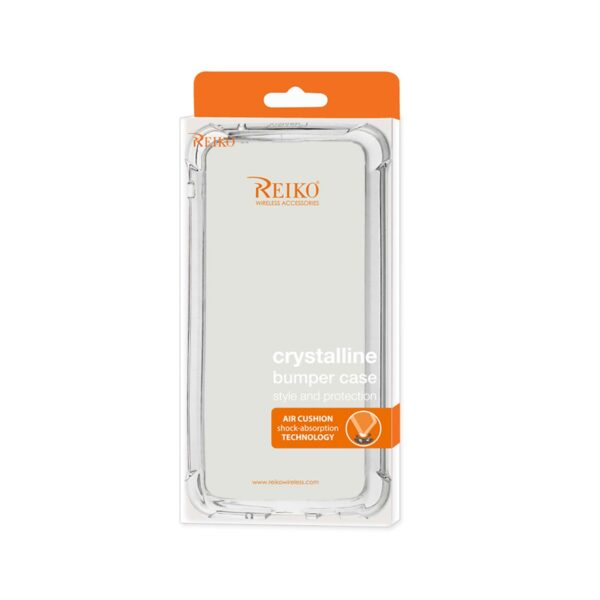 Reiko LG K7 Clear Bumper Case With Air Cushion Protection In Clear - Image 4
