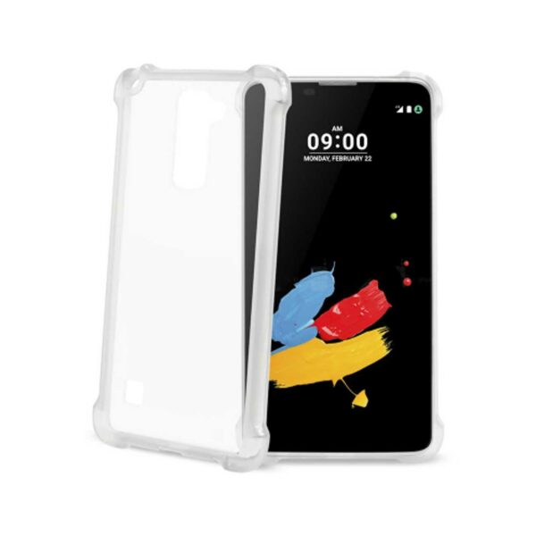 Reiko LG Stylus 2 Clear Bumper Case With Air Cushion Protection In Clear - Image 2