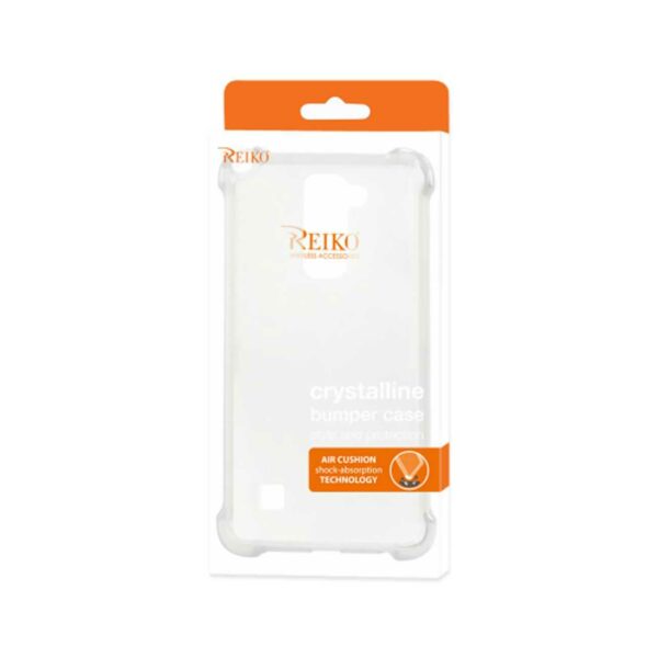 Reiko LG Stylus 2 Clear Bumper Case With Air Cushion Protection In Clear - Image 4