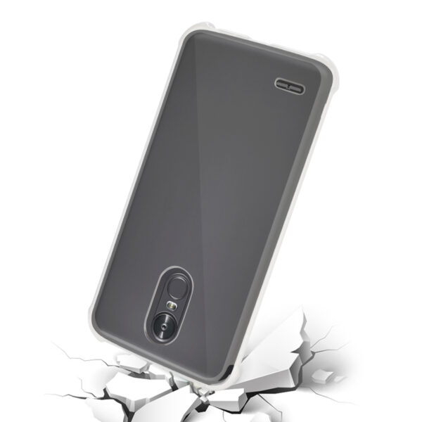 Reiko LG Stylo 3 Stylus 3 Clear Bumper Case With Air Cushion Protection In Clear - Image 3