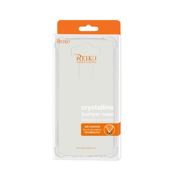 Reiko LG V10 Clear Bumper Case With Air Cushion Protection In Clear - Image 4