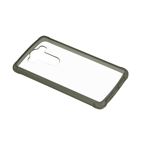 Reiko LG V10 Clear Bumper Case With Air Cushion Protection In Clear Black - Image 2