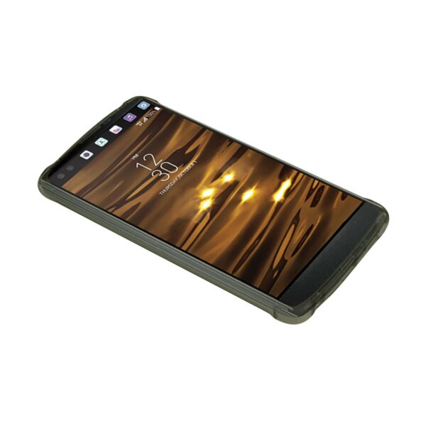 Reiko LG V10 Clear Bumper Case With Air Cushion Protection In Clear Black - Image 3