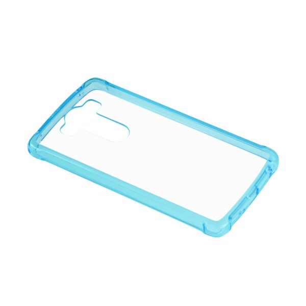 Reiko LG V10 Clear Bumper Case With Air Cushion Protection In Clear Navy - Image 2