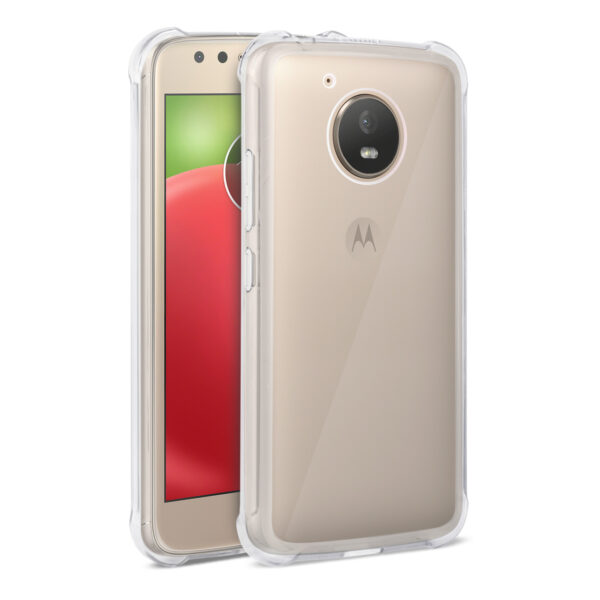 Reiko Motorola Moto E4 Active Clear Bumper Case With Air Cushion Protection In Clear - Image 2