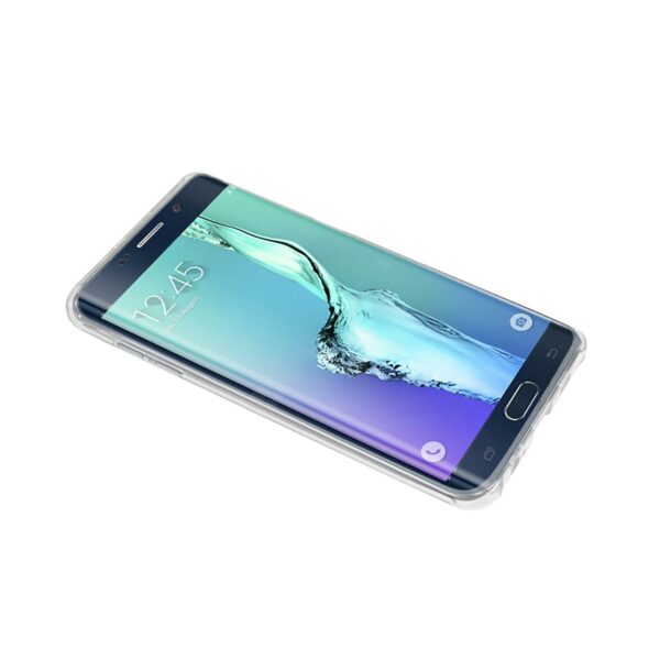 Reiko Samsung Galaxy S6 Edge Plus Clear Bumper Case With Air Cushion Protection In Clear - Image 3