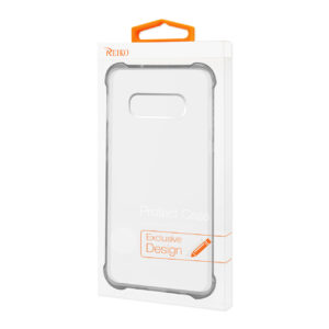 SAMSUNG GALAXY S10 Lite(S10e) Clear Bumper Case With Air Cushion Protection In Clear Black - Image 4