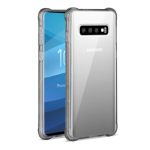 SAMSUNG GALAXY S10 Plus Clear Bumper Case With Air Cushion Protection In Clear Black - Image 2