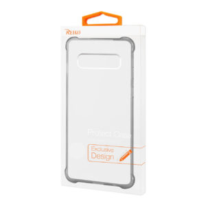SAMSUNG GALAXY S10 Plus Clear Bumper Case With Air Cushion Protection In Clear Black - Image 4