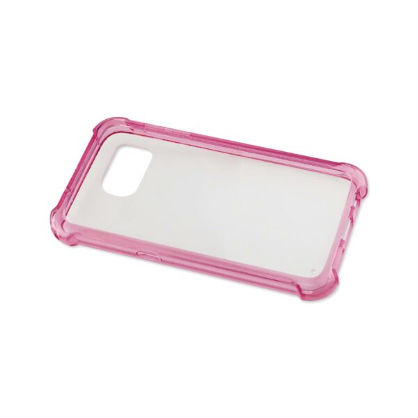 REIKO SAMSUNG GALAXY S7 CLEAR BUMPER CASE WITH AIR CUSHION PROTECTION IN CLEAR HOT PINK - Image 3