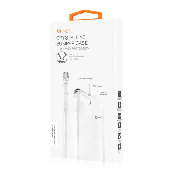 Reiko Samsung Galaxy S8 Active Transparent Air Cushion Protector Bumper Case With Ring Holder In Clear - Image 4