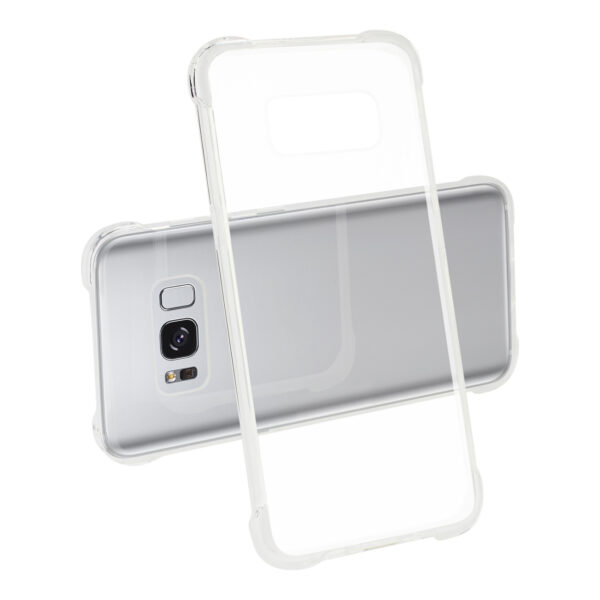 Reiko Samsung Galaxy S8 Clear Bumper Case With Air Cushion Protection In Clear - Image 2