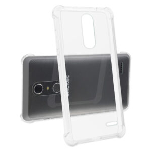 Reiko Zte Grand X4 Bumper Case With Air Cushion Protection In Clear - Image 2