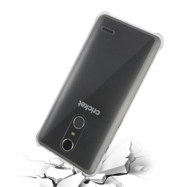 Reiko Zte Grand X4 Bumper Case With Air Cushion Protection In Clear - Image 3