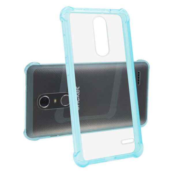 Reiko Zte Grand X4 Clear Bumper Case With Air Cushion Protection In Clear Navy - Image 2
