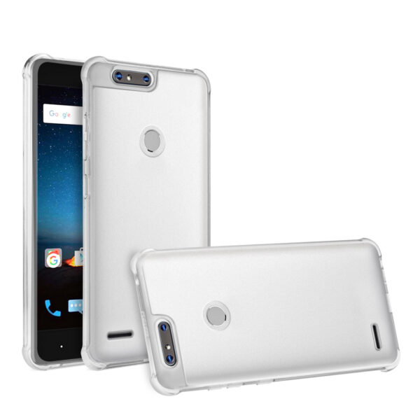 Reiko ZTE Blade Z MAX/Z982/ZTE Sequoia Clear Bumper Case With Air Cushion Protection In Clear - Image 2