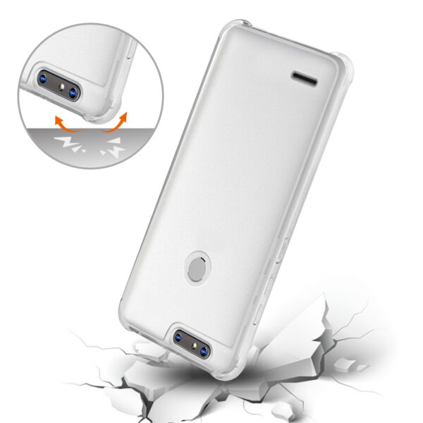 Reiko ZTE Blade Z MAX/Z982/ZTE Sequoia Clear Bumper Case With Air Cushion Protection In Clear - Image 3