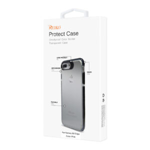 REIKO SAMSUNG GALAXY S8 EDGE/ S8 PLUS SOFT TRANSPARENT TPU CASE IN CLEAR PINK - Image 4