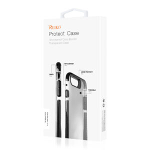 REIKO SAMSUNG GALAXY J7 V (2017) SOFT TRANSPARENT TPU CASE IN CLEAR BLUE - Image 4