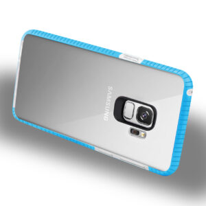 Reiko Samsung Galaxy S9 Soft Transparent TPU Case In Clear Blue - Image 2