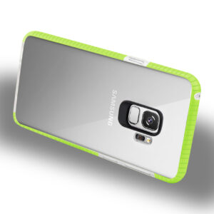 Reiko Samsung Galaxy S9 Soft Transparent TPU Case In Clear Green - Image 2