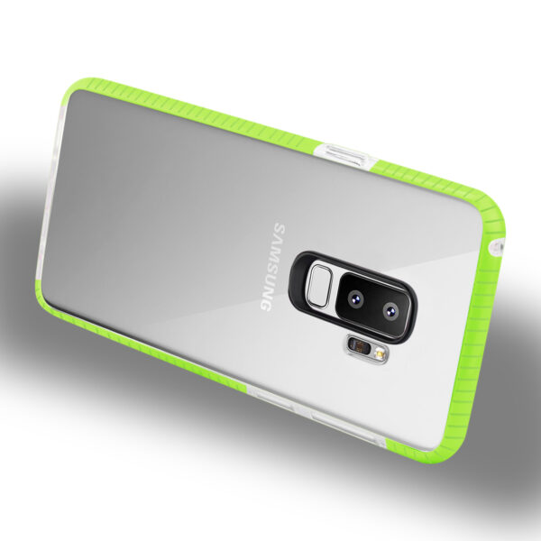 Reiko Samsung Galaxy S9 Plus Soft Transparent TPU Case In Clear Green - Image 2