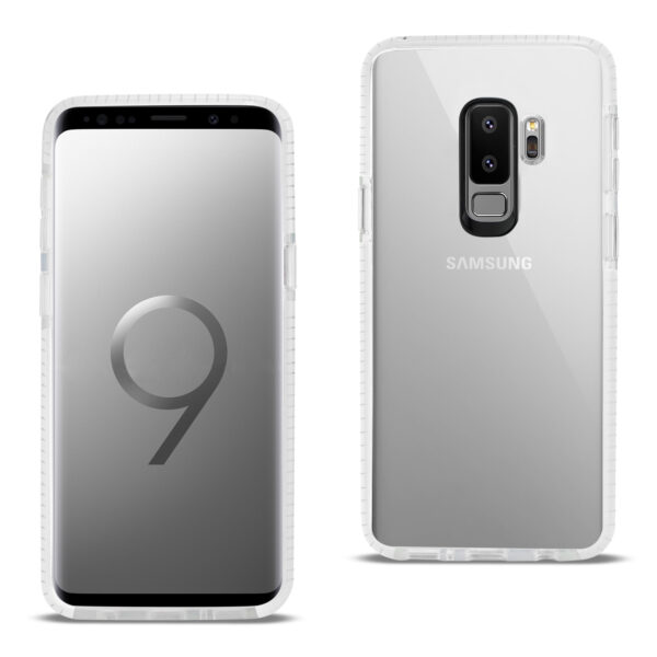 Reiko Samsung Galaxy S9 Plus Soft Transparent TPU Case In Clear White
