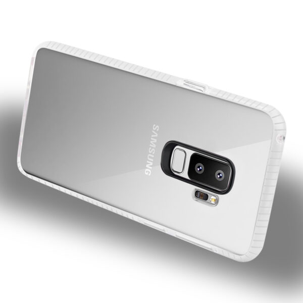 Reiko Samsung Galaxy S9 Plus Soft Transparent TPU Case In Clear White - Image 2