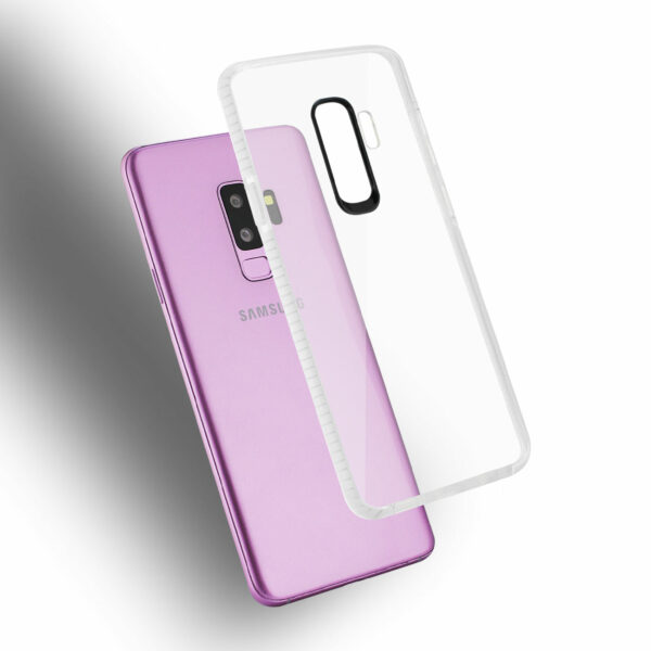 Reiko Samsung Galaxy S9 Plus Soft Transparent TPU Case In Clear White - Image 3